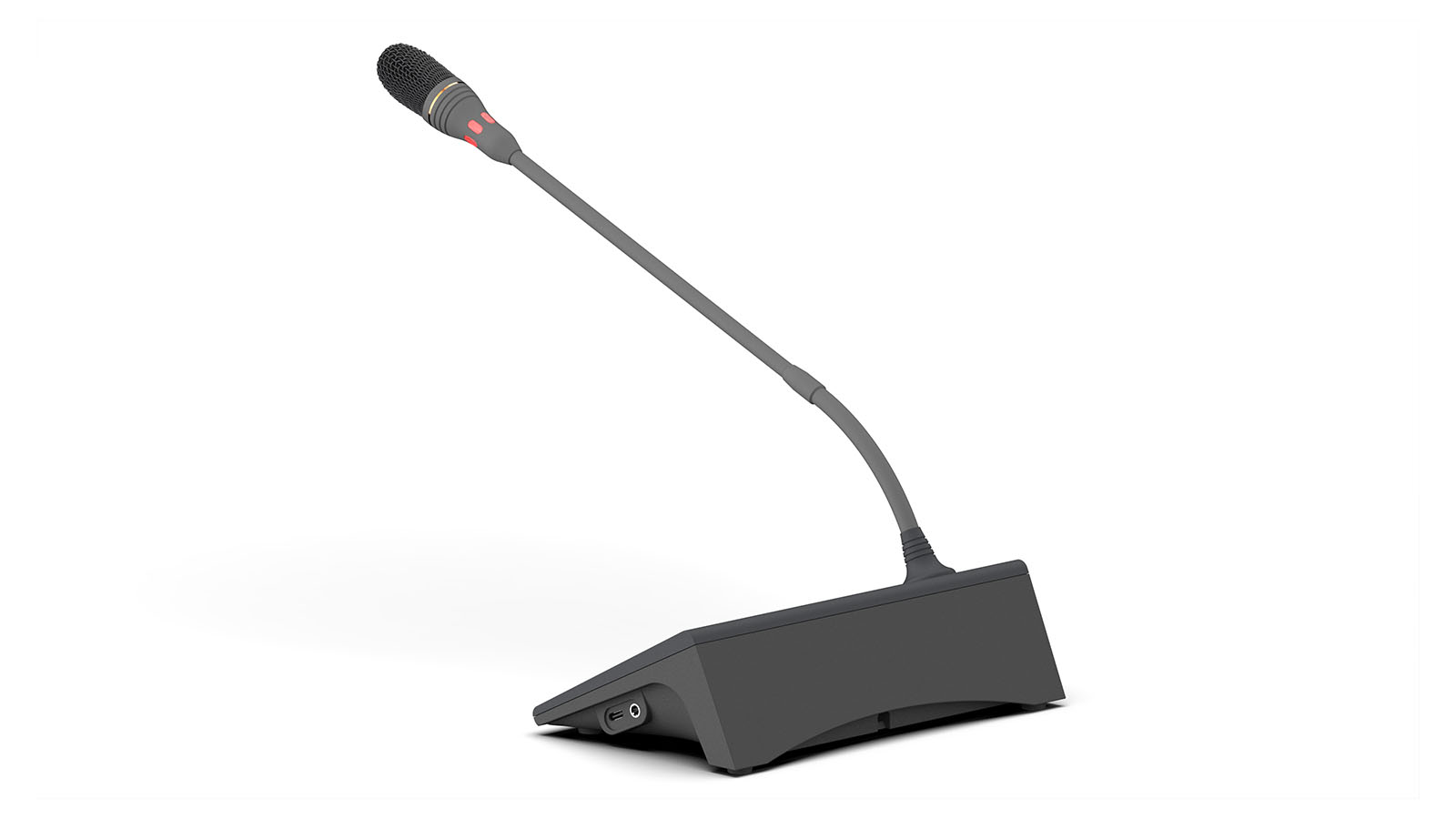 Full digital conference desktop microphone long pole