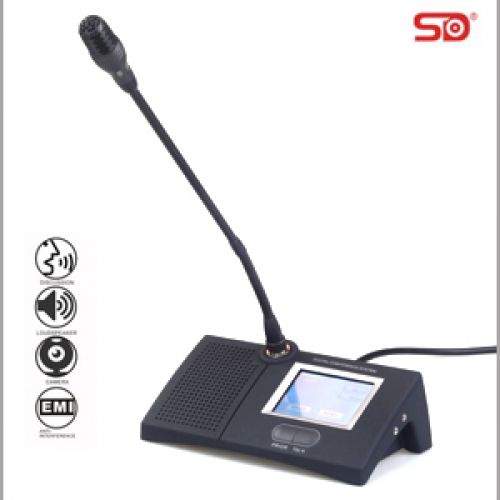 SM112 color touch screen wired conference microphone system 
